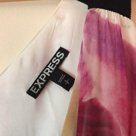 Express Purple Orchid Chiffon Maxi Dress, Small - Picture 5 of 6